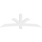 Ekena Millwork Davenport Architectural Grade PVC Gable Bracket, 96"W x 32"H x 4"D x 6"F, 8/12 Pitch GBP096X32X0406DAV00 - alternate 3